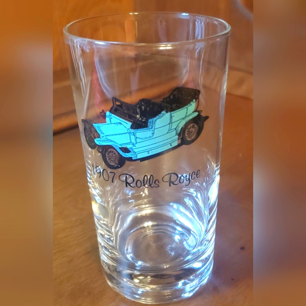 5️⃣🚗1907 Rolls Royce antique barware glasses